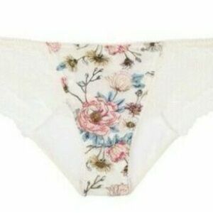 Victoria's Secret Dream Angels Embroidered Mesh Bikini Panty